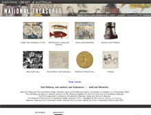 Tablet Screenshot of nationaltreasures.nla.gov.au