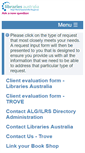 Mobile Screenshot of librariesaustraliaref.nla.gov.au