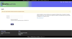 Desktop Screenshot of librariesaustralia.nla.gov.au