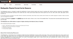 Desktop Screenshot of mediapedia.nla.gov.au